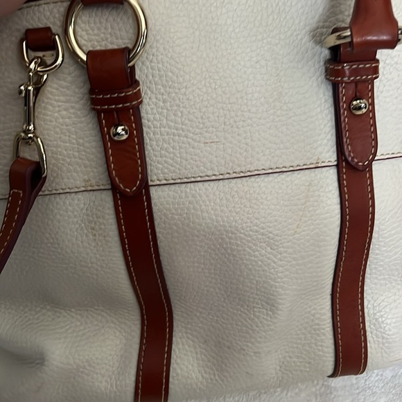 Dooney & Bourke cream satchel bag - Picture 7 of 16